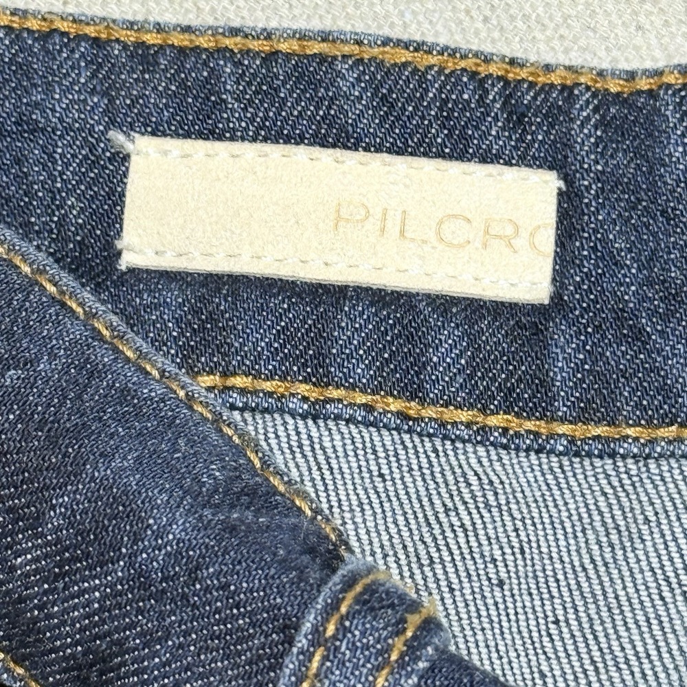 Pilcro The Bow Boyfriend Jeans Women's 29x28 Anthropology Patchwork - Picture 7 of 10